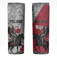 Poland Winged Hussar Warrior Skinny Tumbler Polska Flag Armor Spirit
