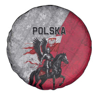 Poland Winged Hussar Warrior Spare Tire Cover Polska Flag Armor Spirit