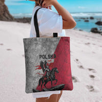Poland Winged Hussar Warrior Tote Bag Polska Flag Armor Spirit