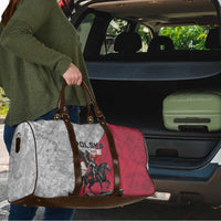 Poland Winged Hussar Warrior Travel Bag Polska Flag Armor Spirit