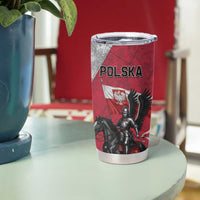 Poland Winged Hussar Warrior Tumbler Cup Polska Flag Armor Spirit