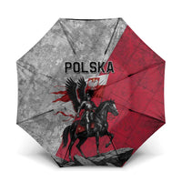 Poland Winged Hussar Warrior Umbrella Polska Flag Armor Spirit