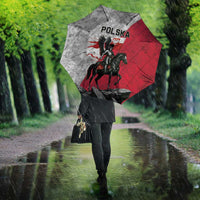 Poland Winged Hussar Warrior Umbrella Polska Flag Armor Spirit