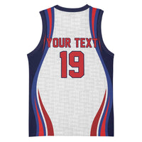Custom World Football 2026 England Basketball Jersey Lion Mascot St George Cross Design
