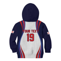 Custom World Football 2026 England Kid Hoodie Lion Mascot St George Cross Design
