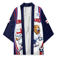 Custom World Football 2026 England Kimono Lion Mascot St George Cross Design