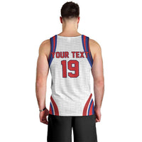 Custom World Football 2026 England Men Tank Top Lion Mascot St George Cross Design