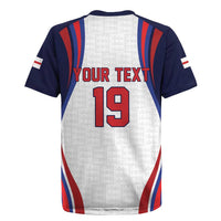 Custom World Football 2026 England Rugby Jersey Lion Mascot St George Cross Design