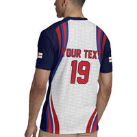 Custom World Football 2026 England Rugby Jersey Lion Mascot St George Cross Design