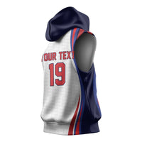 Custom World Football 2026 England Sleeveless Hoodie Lion Mascot St George Cross Design