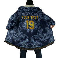 Custom Italy Football 2026 Cloak Italian Trinacria Blue Baroque Design