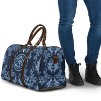Italy Football 2026 Travel Bag Italian Trinacria Blue Baroque Design