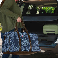 Italy Football 2026 Travel Bag Italian Trinacria Blue Baroque Design