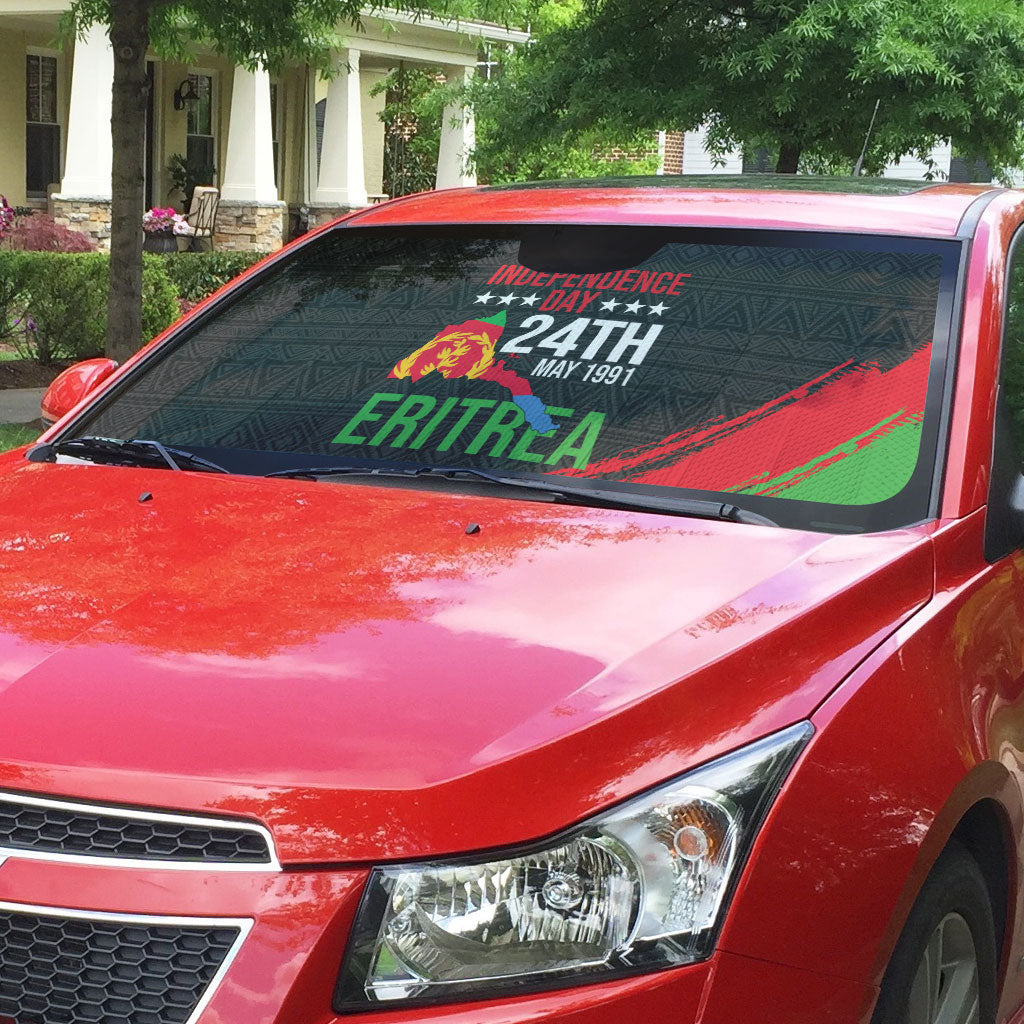 Eritrea Independence Day 1991 Auto Sun Shade Honor Freedom Unity Resilience