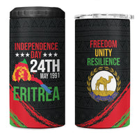 Eritrea Independence Day 1991 4 in 1 Can Cooler Tumbler Honor Freedom Unity Resilience