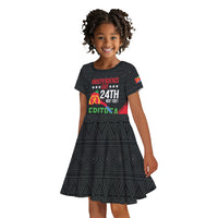 Eritrea Independence Day 1991 Kid Short Sleeve Dress Honor Freedom Unity Resilience