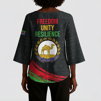 Eritrea Independence Day 1991 Kimono Sleeve Blouse Honor Freedom Unity Resilience