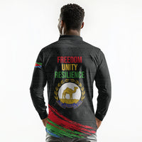 Eritrea Independence Day 1991 Long Sleeve Polo Shirt Honor Freedom Unity Resilience