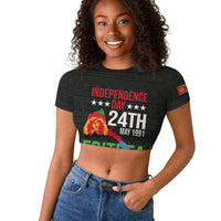 Eritrea Independence Day 1991 Raglan Cropped T shirt Honor Freedom Unity Resilience