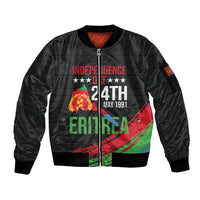Eritrea Independence Day 1991 Sleeve Zip Bomber Jacket Honor Freedom Unity Resilience