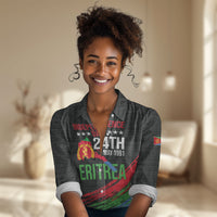 Eritrea Independence Day 1991 Women Casual Shirt Honor Freedom Unity Resilience