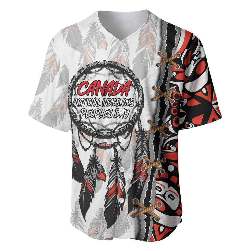 Canada National Indigenous Peoples Day Baseball Jersey Dreamcatcher First Nations Heritage Pride