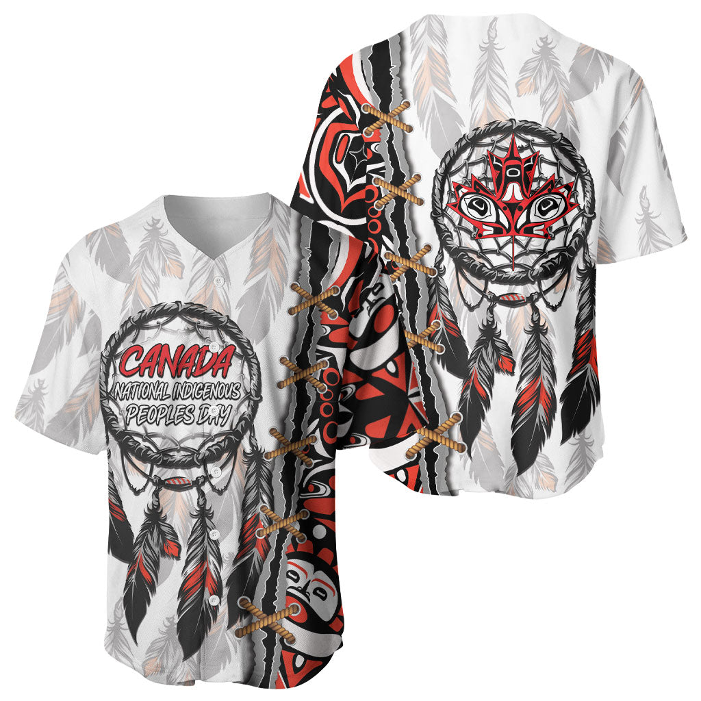 Canada National Indigenous Peoples Day Baseball Jersey Dreamcatcher First Nations Heritage Pride