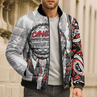 Canada National Indigenous Peoples Day Bomber Puffer Jacket Dreamcatcher First Nations Heritage Pride