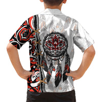 Canada National Indigenous Peoples Day Kid Hawaiian Shirt Dreamcatcher First Nations Heritage Pride