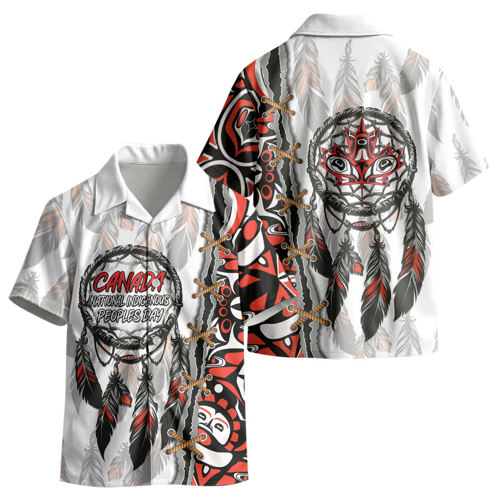 Canada National Indigenous Peoples Day Kid Hawaiian Shirt Dreamcatcher First Nations Heritage Pride LT19