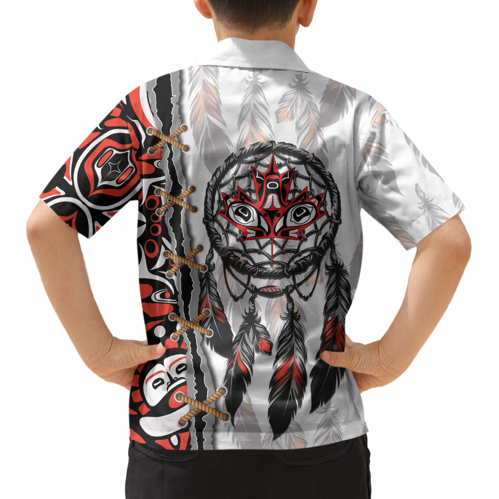 Canada National Indigenous Peoples Day Kid Hawaiian Shirt Dreamcatcher First Nations Heritage Pride LT19