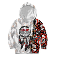 Canada National Indigenous Peoples Day Kid Hoodie Dreamcatcher First Nations Heritage Pride