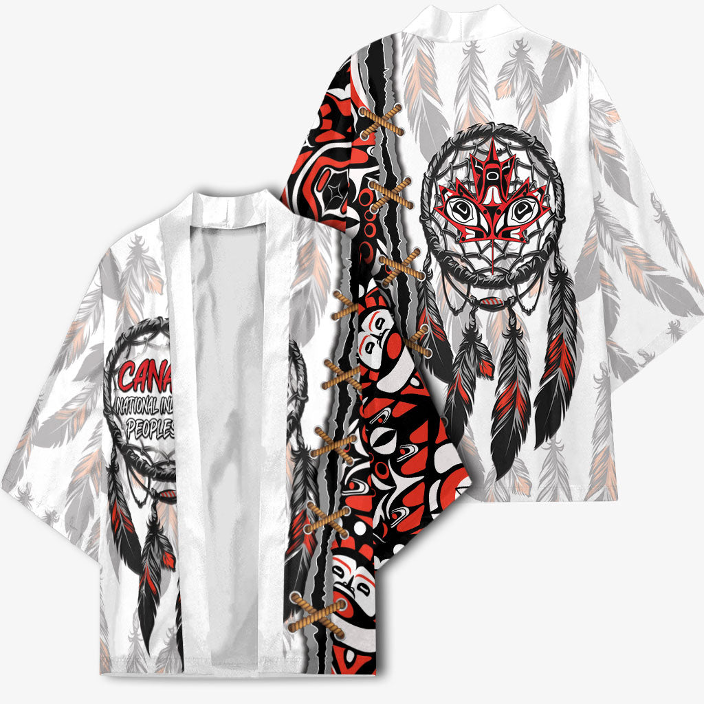 Canada National Indigenous Peoples Day Kimono Dreamcatcher First Nations Heritage Pride