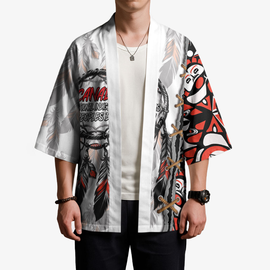 Canada National Indigenous Peoples Day Kimono Dreamcatcher First Nations Heritage Pride