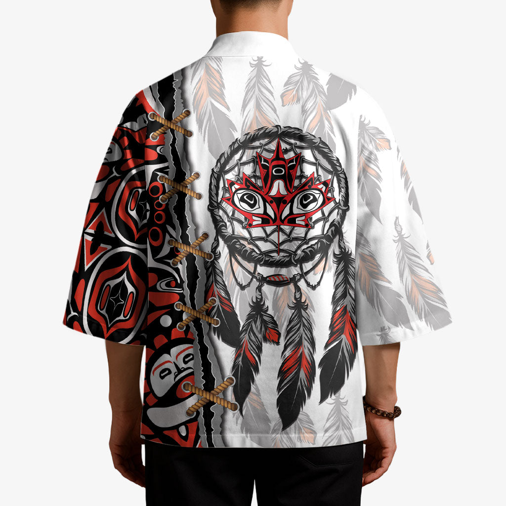 Canada National Indigenous Peoples Day Kimono Dreamcatcher First Nations Heritage Pride
