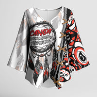 Canada National Indigenous Peoples Day Kimono Sleeve Blouse Dreamcatcher First Nations Heritage Pride
