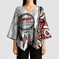 Canada National Indigenous Peoples Day Kimono Sleeve Blouse Dreamcatcher First Nations Heritage Pride