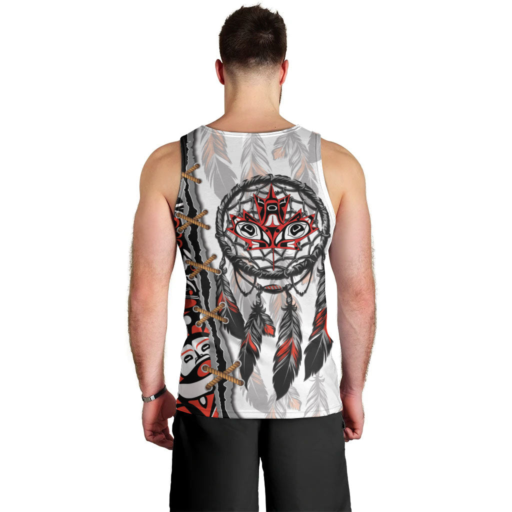 Canada National Indigenous Peoples Day Men Tank Top Dreamcatcher First Nations Heritage Pride