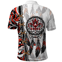 Canada National Indigenous Peoples Day Polo Shirt Dreamcatcher First Nations Heritage Pride