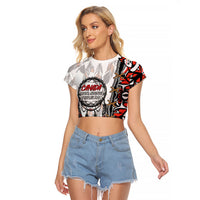 Canada National Indigenous Peoples Day Raglan Cropped T Shirt Dreamcatcher First Nations Heritage Pride