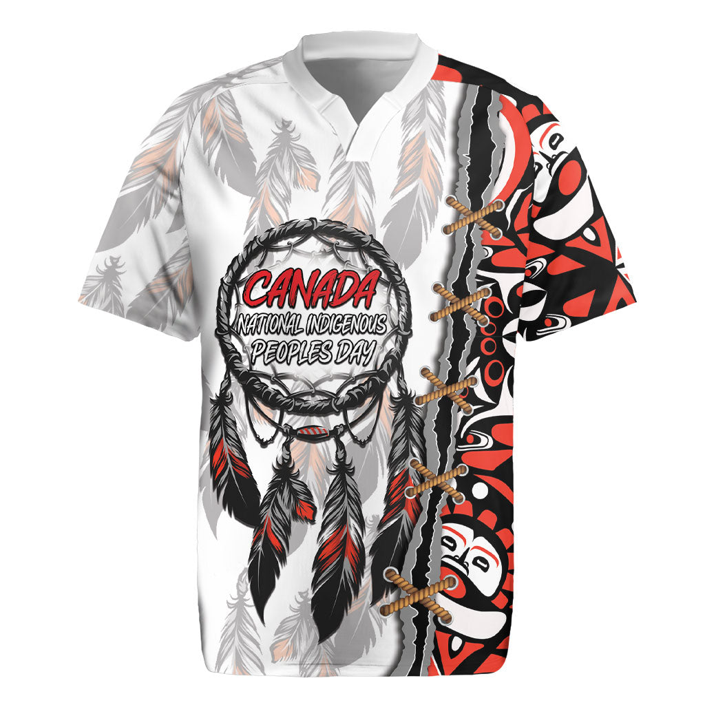 Canada National Indigenous Peoples Day Rugby Jersey Dreamcatcher First Nations Heritage Pride