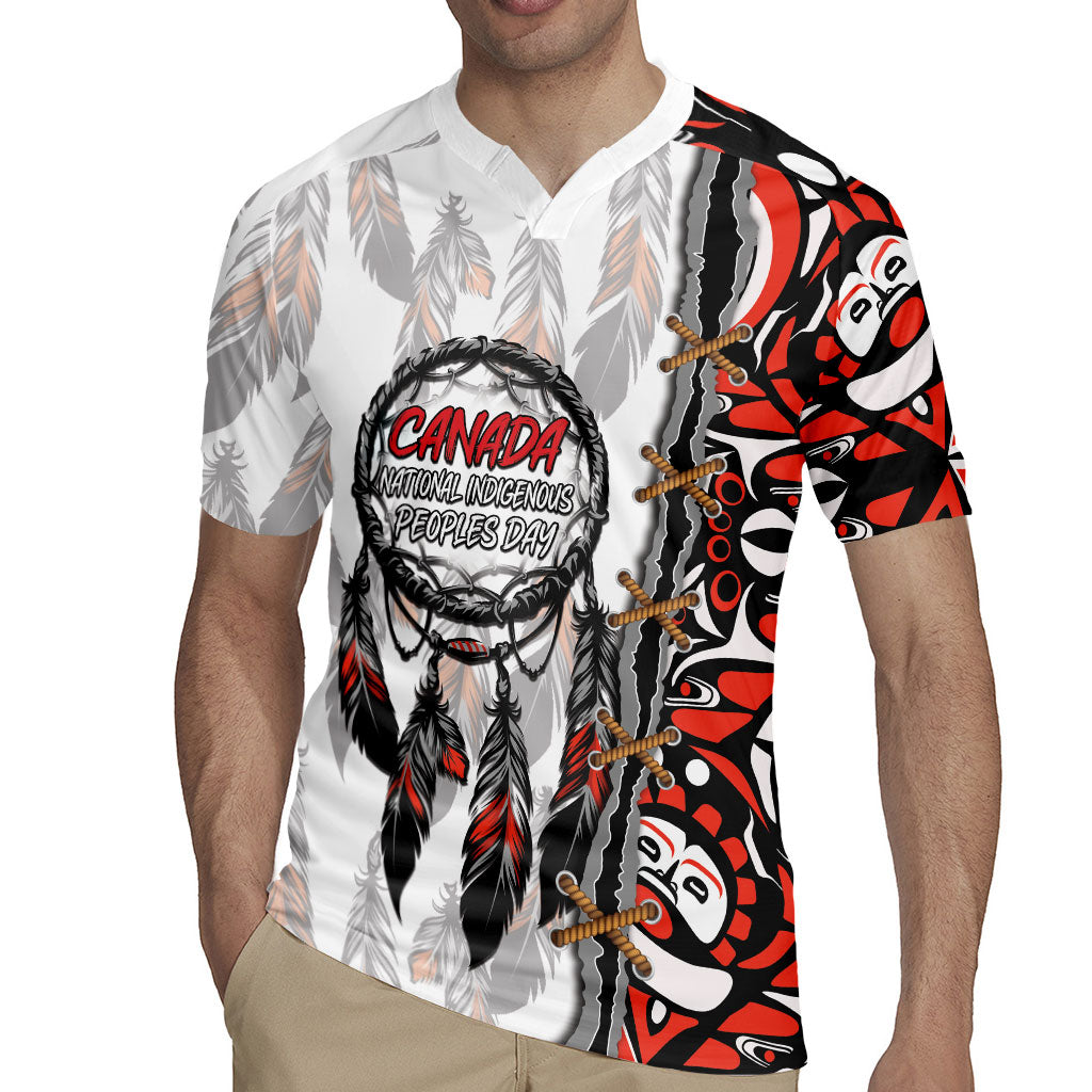 Canada National Indigenous Peoples Day Rugby Jersey Dreamcatcher First Nations Heritage Pride