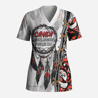Canada National Indigenous Peoples Day Scrub Top Dreamcatcher First Nations Heritage Pride