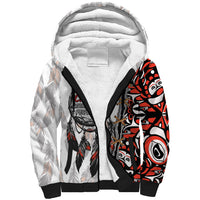 Canada National Indigenous Peoples Day Sherpa Hoodie Dreamcatcher First Nations Heritage Pride
