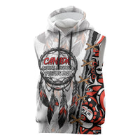 Canada National Indigenous Peoples Day Sleeveless Hoodie Dreamcatcher First Nations Heritage Pride