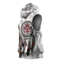 Canada National Indigenous Peoples Day Sleeveless Hoodie Dreamcatcher First Nations Heritage Pride