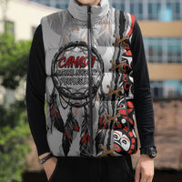 Canada National Indigenous Peoples Day Sleeveless Puffer Jacket Dreamcatcher First Nations Heritage Pride