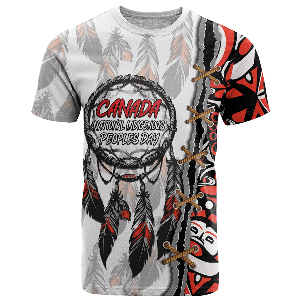 Canada National Indigenous Peoples Day T Shirt Dreamcatcher First Nations Heritage Pride