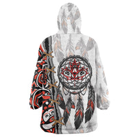 Canada National Indigenous Peoples Day Wearable Blanket Hoodie Dreamcatcher First Nations Heritage Pride