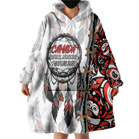 Canada National Indigenous Peoples Day Wearable Blanket Hoodie Dreamcatcher First Nations Heritage Pride